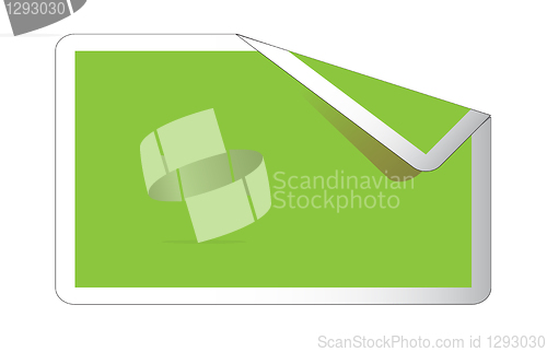 Image of empty green postage background