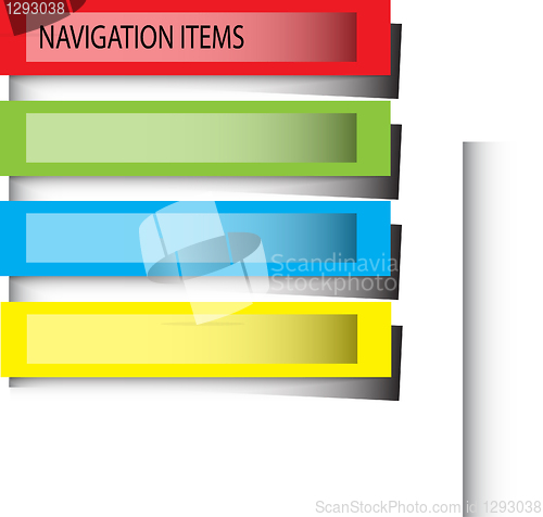 Image of color navigation bars