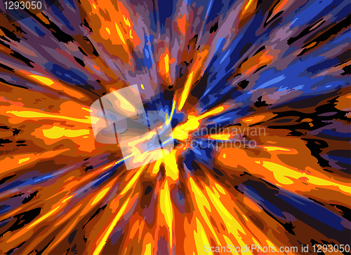 Image of color explosion background