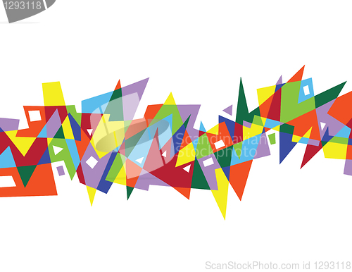 Image of vector abstract geometric pattern