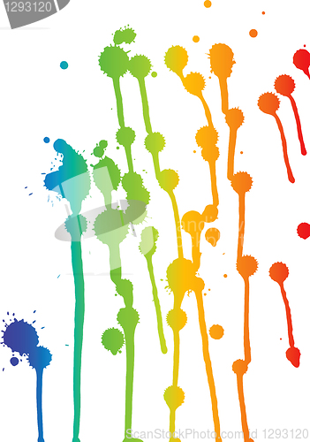 Image of color drops background