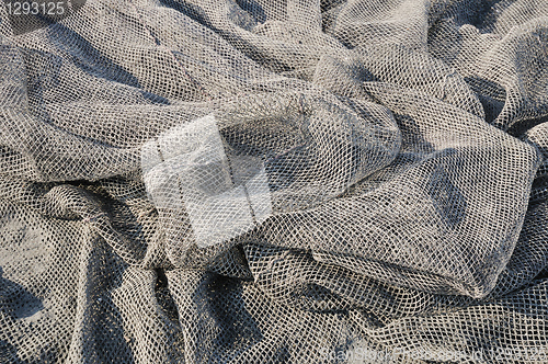 Image of fishing net background