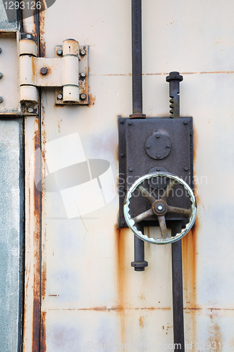 Image of locked door