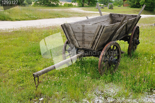 Image of wooden wagon