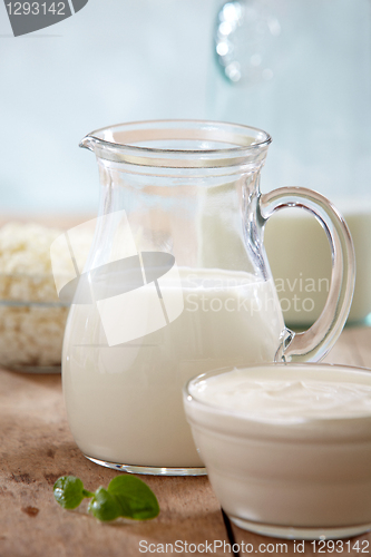 Image of fresh milk products