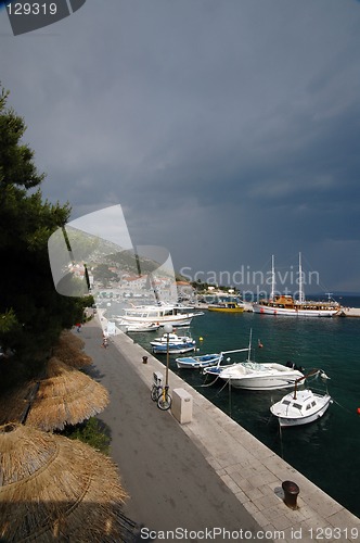 Image of seaside port croatia