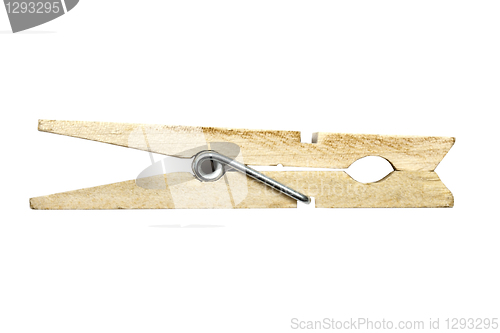 Image of Wooden clothespin