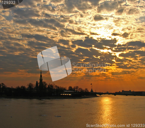 Image of The sky above Neva-river