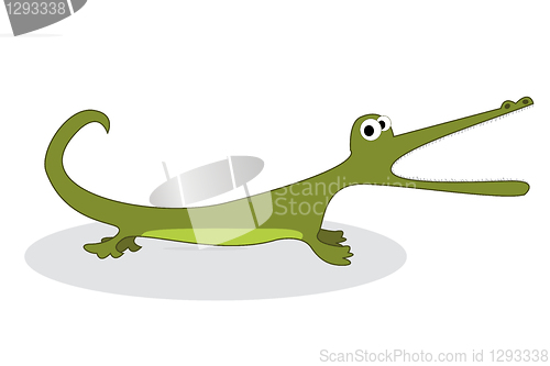 Image of Clip art crocodile