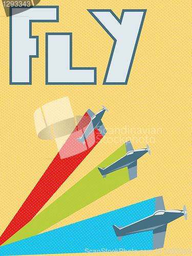 Image of Retro fly poster