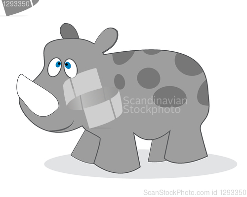 Image of clip art rhino