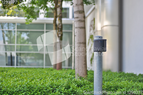 Image of small outdoor ashtray