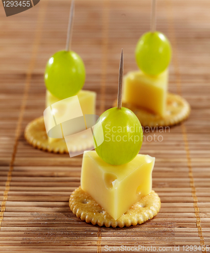 Image of cheese canape
