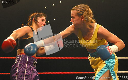 Image of female boxing