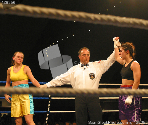 Image of female boxing