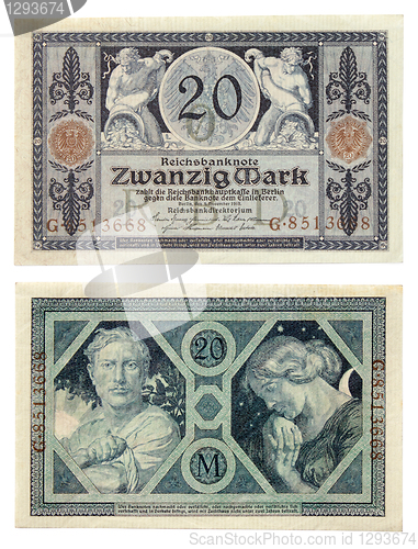 Image of Old German Money