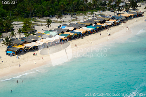 Image of Market on beach