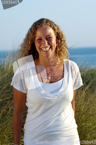 Image of Young woman smiling