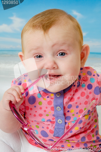 Image of Baby on beach