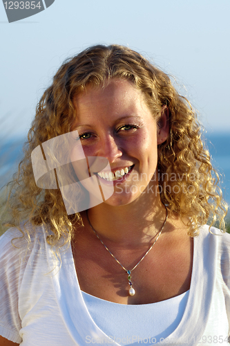 Image of Young woman smiling