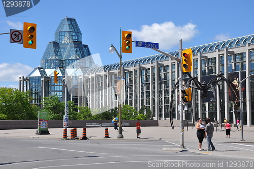 Image of National Art Gallery & Giant Spider in Ottawa