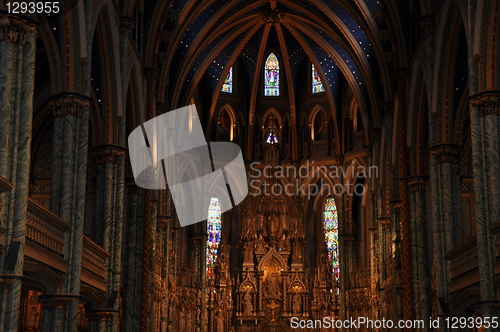 Image of Notre Dame Basilica in Ottawa