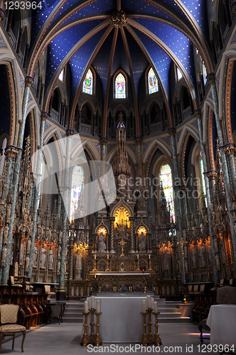 Image of Notre Dame Basilica in Ottawa