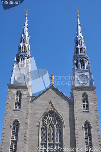 Image of Notre Dame Basilica in Ottawa