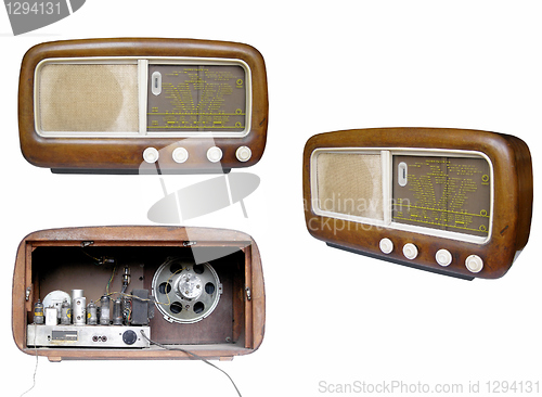 Image of Old AM radio tuner