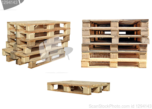 Image of Pallets isolated