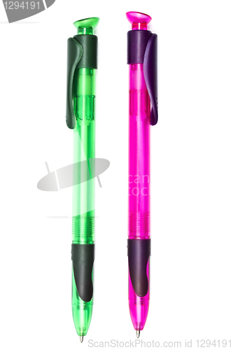 Image of Colorful ballpoint pens 