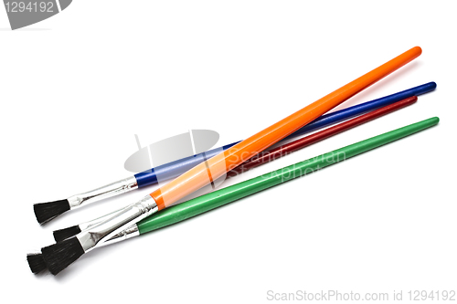 Image of Colorful paintbrushes