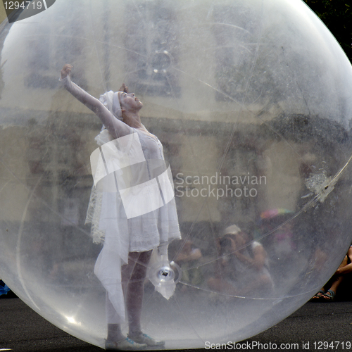 Image of Dancer in a sphere