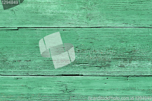 Image of old green wood texture 