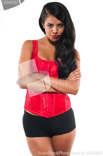 Image of Red bustier