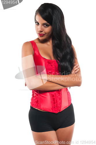 Image of Red bustier