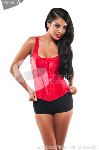 Image of Red bustier