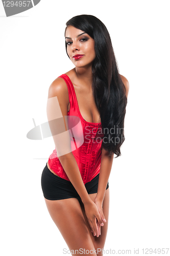 Image of Red bustier