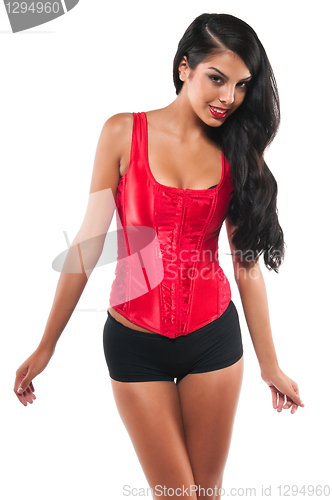 Image of Red bustier