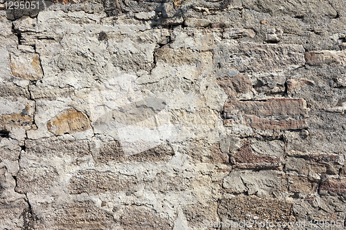 Image of Background from high detailed fragment stone wall