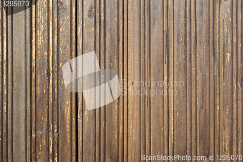 Image of old, grunge wood panels used as background