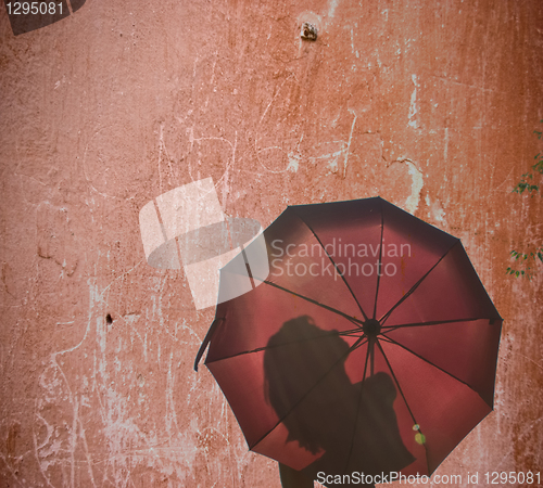 Image of girl with umbrella