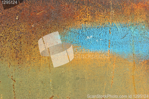 Image of Colored grunge iron background