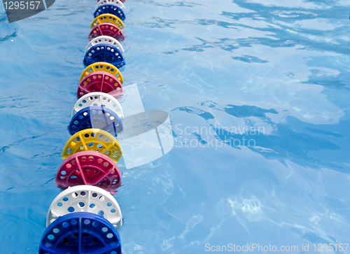 Image of Beautiful refreshing blue swimming pool water