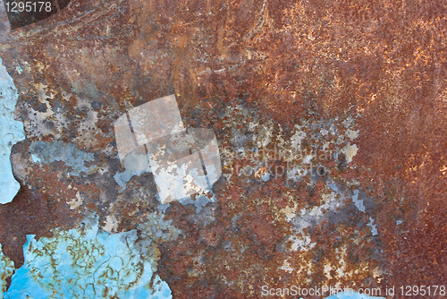 Image of Colored grunge iron background
