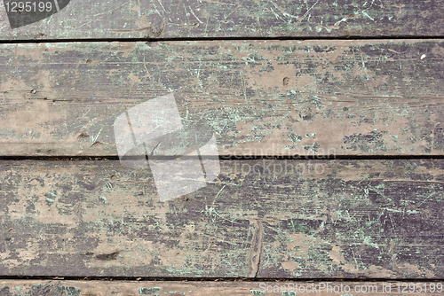 Image of background of weathered white painted wood