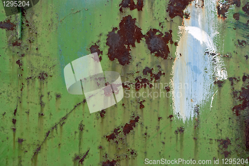 Image of Colored grunge iron background