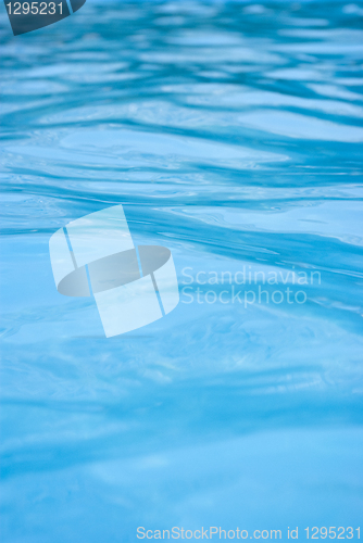 Image of Beautiful refreshing blue swimming pool water