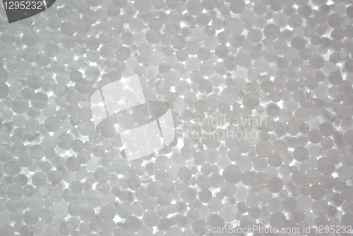 Image of The close-up of a porous white surface