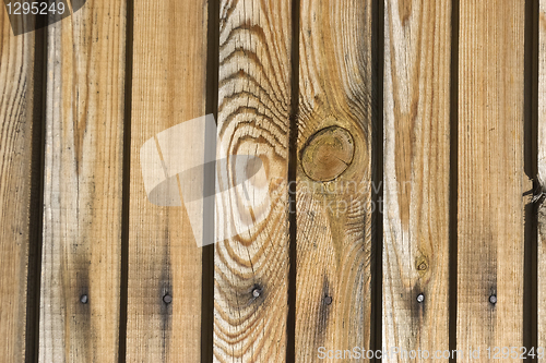 Image of Dark timber wall background